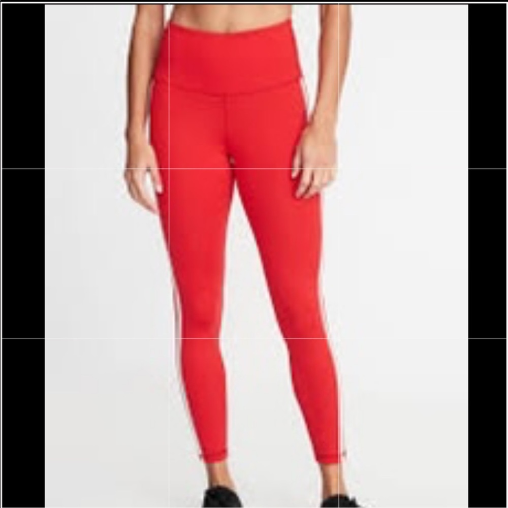 Elevate Side Stripe 7/8Length Compression Leggings
